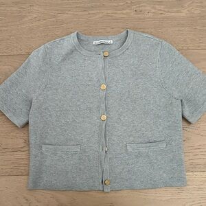 Abercrombie & Fitch grey cardigan